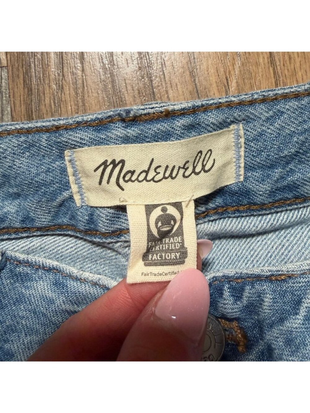 Madewell The Tall Curvy Dean Easy Straight Jeans Size 28T NWT NU385 - Picture 3 of 5